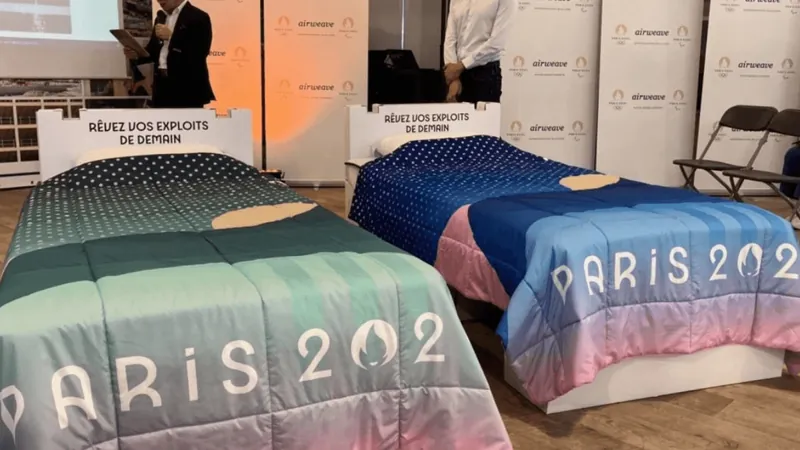Camas 'anti-sexo' são istaladas em dormitórios para as Olimpíadas de Paris