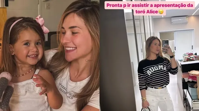 Virginia Fonseca se emociona com homenagem de Dia das Mães na escola da filha