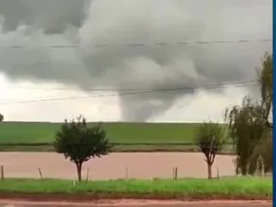 VÍDEO: Tornado atinge cidade de Gentil, no norte do Rio Grande do Sul