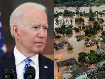 Biden diz estar "muito triste" com tragédia no Rio Grande do Sul 