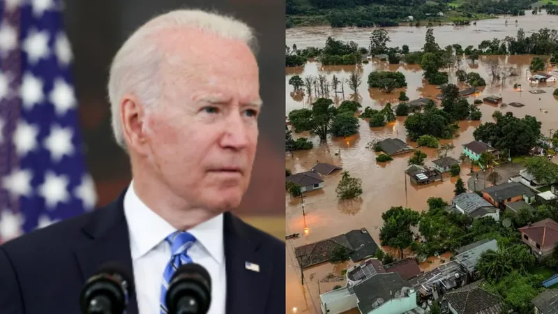 Biden diz estar "muito triste" com tragédia no Rio Grande do Sul