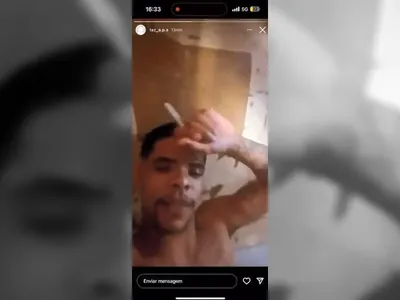 Preso por matar PM em "saidinha" posta vídeo fumando e ouvindo música na prisão