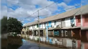 Vídeo: em meio a ruas alagadas, Guaíba pode atingir 5,5 metros ainda nesta terça