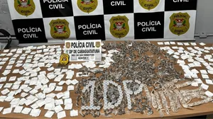 Polícia Civil de Caraguatatuba apreende grande quantidade de drogas