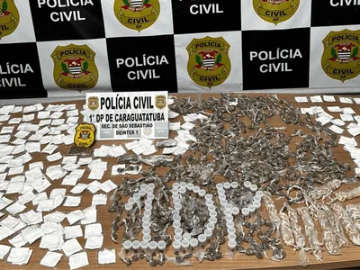 Polícia Civil de Caraguatatuba apreende grande quantidade de drogas