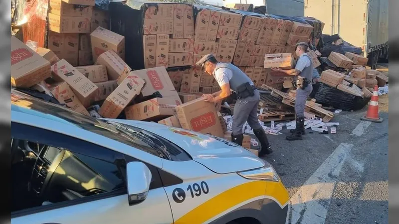 Polícia apreende 350 mil maços de cigarros contrabandeados em Sorocaba