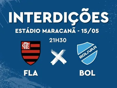 Esquema de trânsito especial é divulgado para partida entre Flamengo e Bolívar