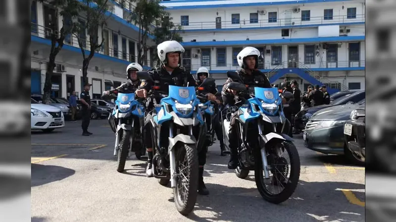 Polícia Militar lança programa de 'motopatrulha' em ruas da cidade do Rio