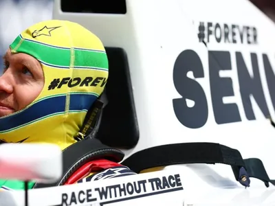 Vettel conversa com Mariana Becker sobre homenagem à Senna em Imola 