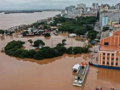 Água continua subindo na região sul do RS: Lagoa dos Patos alcança 2,68 metros