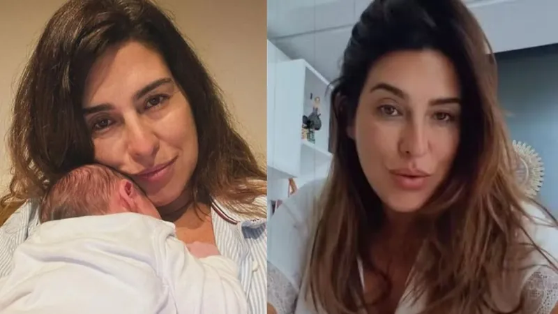 Fernanda Paes Leme desabafa após filha usar a mamadeira: “A gente se culpa”