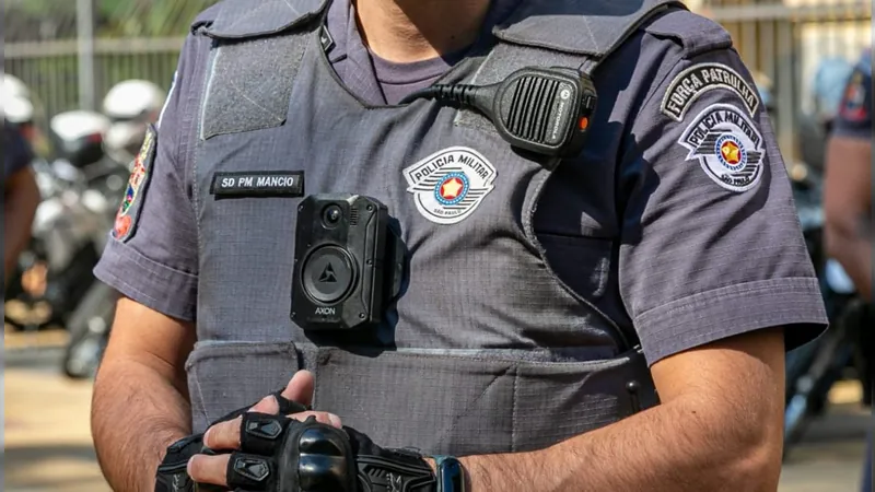 Governo de SP lança edital para ampliar uso de câmeras corporais na PM em 18%
