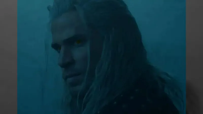 Liam Hemsworth como Geralt de Rívia em The Witcher