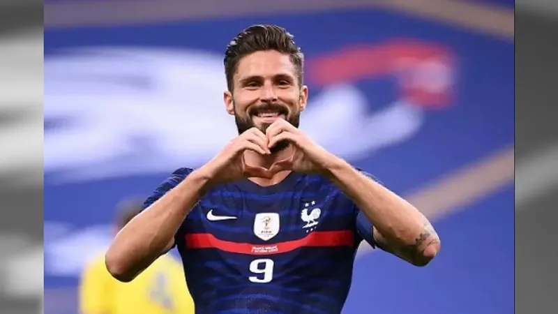 Giroud anuncia aposentadoria da seleção da França após a Euro-2024
