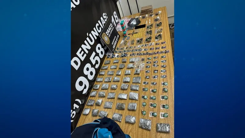 Polícia prende homem suspeito de fazer ‘delivery’ de drogas em abrigos no RS