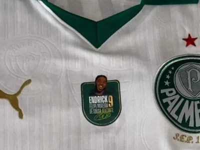 Endrick vai presentear 300 funcionários do Palmeiras com camisa especial