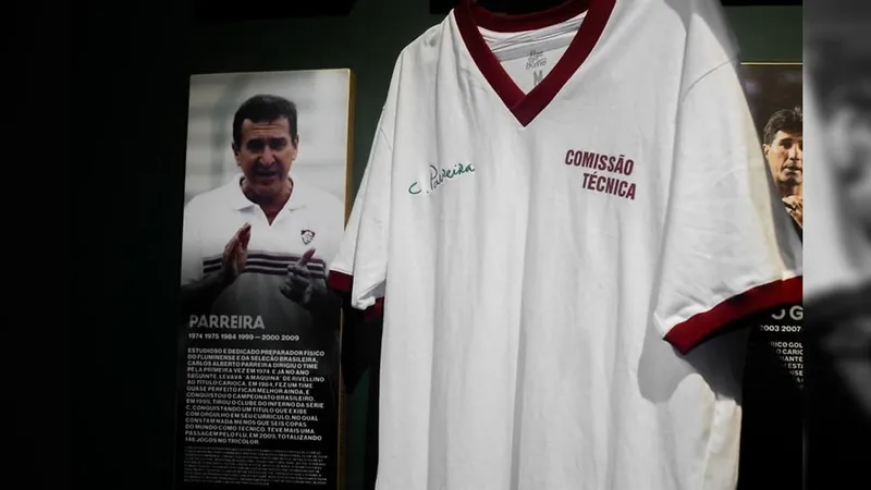 Nos 40 anos do bicampeonato, Fluminense lança camisa em homenagem a Parreira
