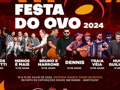 Prefeitura de Bastos faz lançamento oficial da Festa do Ovo 2024