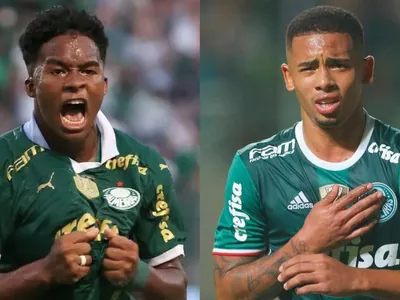 Endrick e Gabriel Jesus deixaram o Palmeiras com números parecidos; confira
