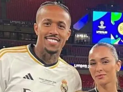 Éder Militão aparece com ex de Léo Pereira após treta com Karoline Lima