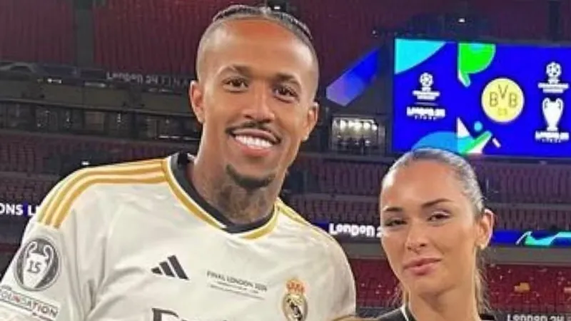 Éder Militão aparece com ex de Léo Pereira após treta com Karoline Lima