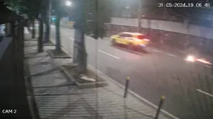 Taxista discutiu com motoboy antes de atropelá-lo no RJ, dizem testemunhas