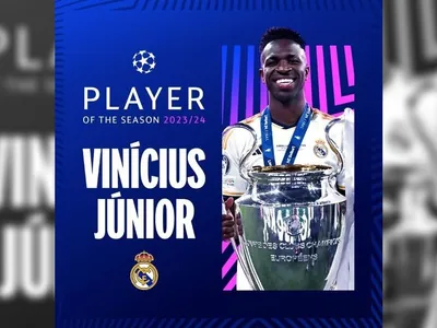 Uefa escolhe Vini Jr como melhor jogador da Liga dos Campeões 