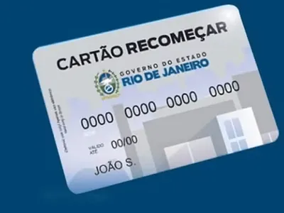 Governo do Rio vai entregar cerca de 9.500 unidades do Cartão Recomeçar