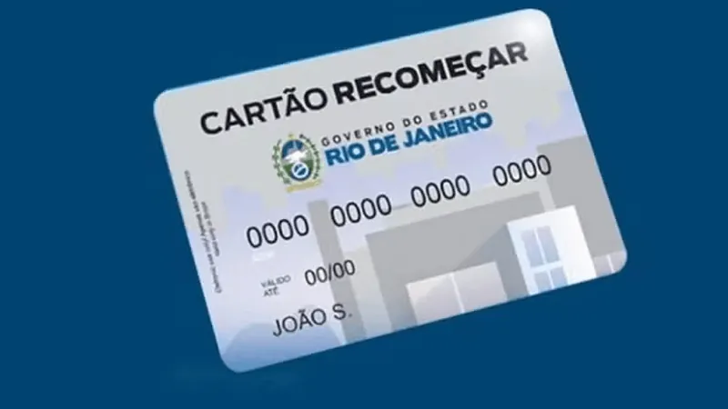 Governo do Rio vai entregar cerca de 9.500 unidades do Cartão Recomeçar