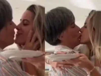 Gloria Pires é criticada por dar selinho em filha: “Beijo é muito íntimo”