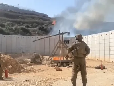 Israel usa catapulta contra o Hezbollah na fronteira com o Líbano