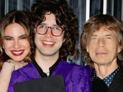 Em rara aparição, Mick Jagger surge em homenagem feita por Luciana Gimenez