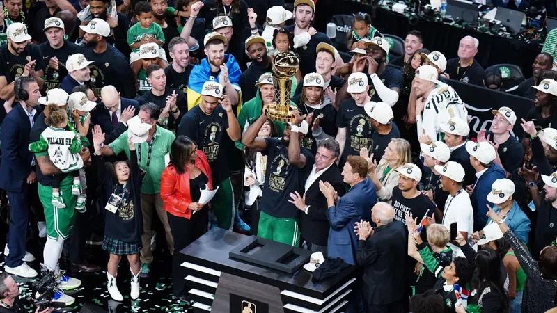 Boston Celtics vence Dallas Mavericks e é campeão da NBA pela 18ª vez