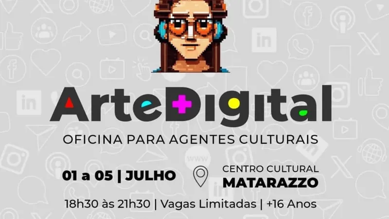 Secult abre inscrições para o Oficina “Arte + Digital”