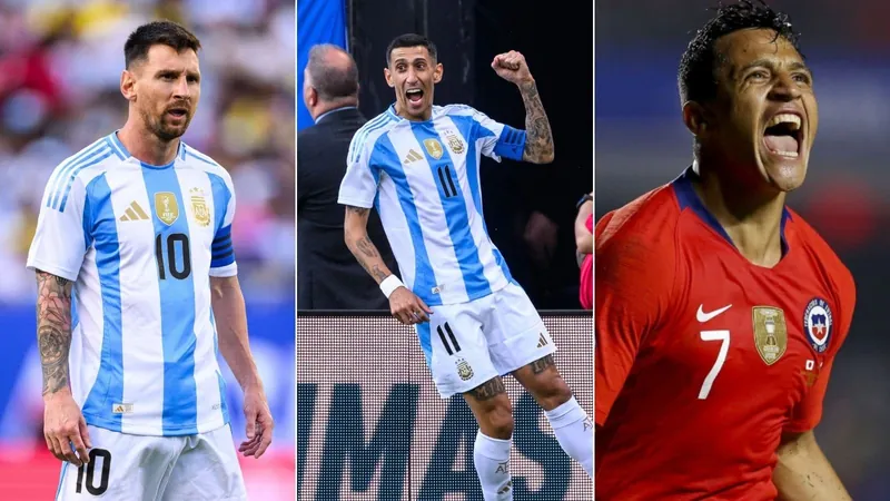 Messi, Di María e mais; veja jogadores que podem disputar a última Copa América