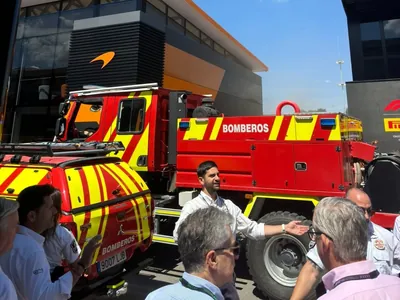 Princípio de incêndio atinge motorhome da McLaren em Barcelona