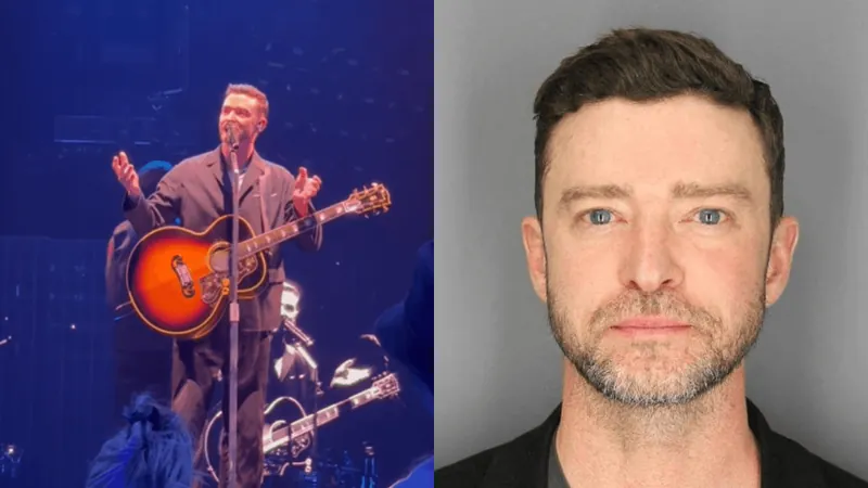 Justin Timberlake chora no palco ao falar pela 1ª vez sobre prisão: "Difícil"