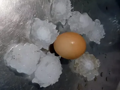 Granizo do tamanho de ovos atinge cidade no Rio Grande do Sul