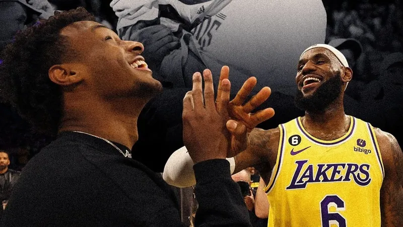 Lakers escolhem filho de Lebron no draft e NBA terá pai e filho pela 1ª vez