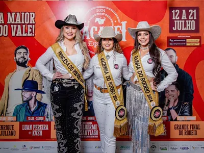 Jacareí Expo Agro anuncia sua Rainha, Madrinha e Princesa do Rodeio