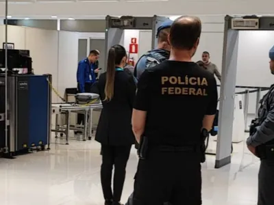 PF realiza operação de fiscalização no aeroporto de São José dos Campos