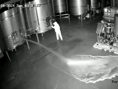 Vídeo: ex-funcionária de vinícola vaza 60 mil litros de vinho após ser demitida