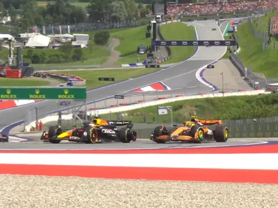 Verstappen força, bate em Norris e pneus estouram no GP da Áustria; assista