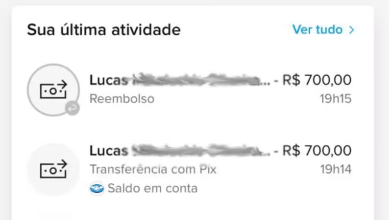 Homem recebe pix errado, devolve o dinheiro e fica no prejuízo