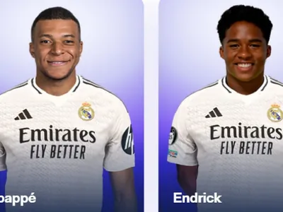 Real Madrid inclui Endrick e Mbappé em site oficial