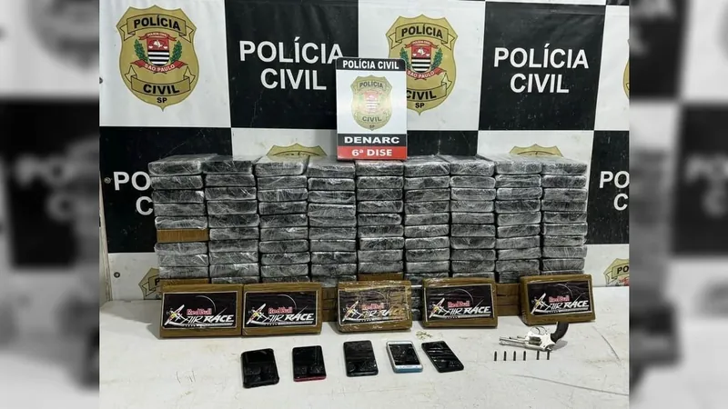 Polícia prende trio com mais de 120 kg de cocaína em Sorocaba