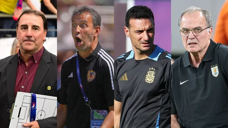 Técnicos argentinos dominam primeira fase da Copa América; conheça