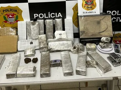 Polícia Civil de Ilhabela estoura casa bomba e apreende quase 17kg de drogas