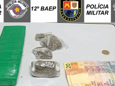 Polícia Militar prende dupla por tráfico de drogas em Mirandópolis