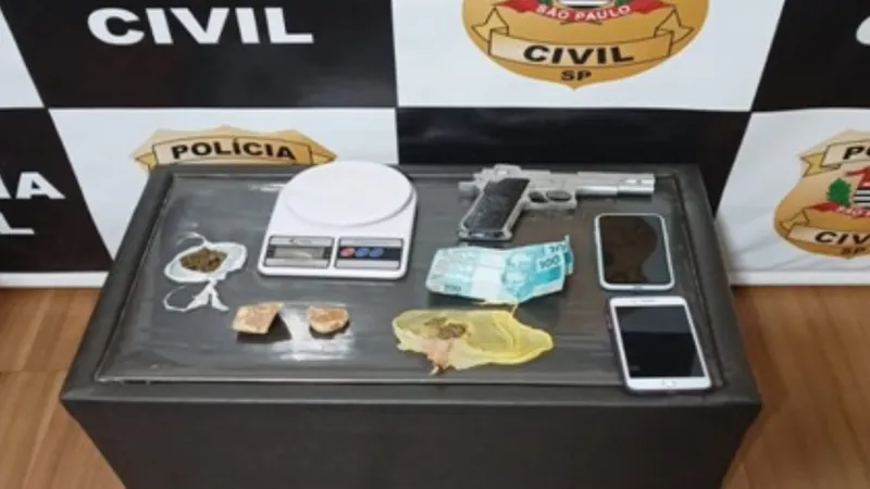 Polícia Civil prende homem com drogas em Ourinhos